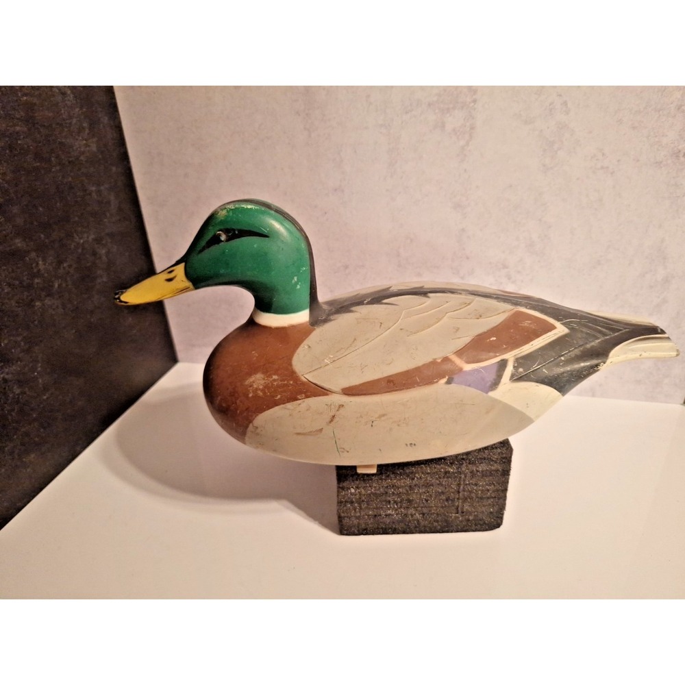 Vintage D-9 Victor Duck Decoy Mallard 1967 By Woodstream Made In USA Collectible
